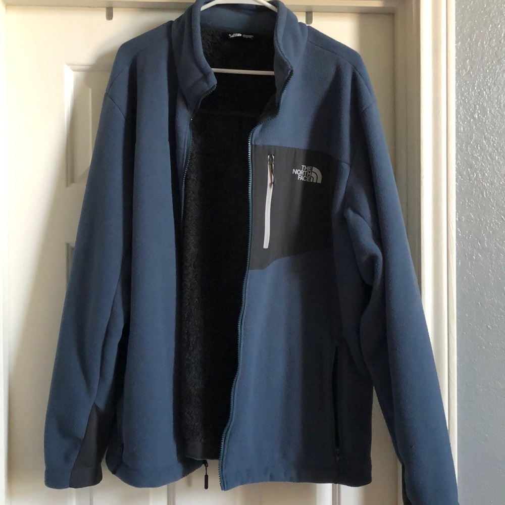 Blue and gray jacket